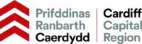 prifddinas rhanbarth caerdydd logo